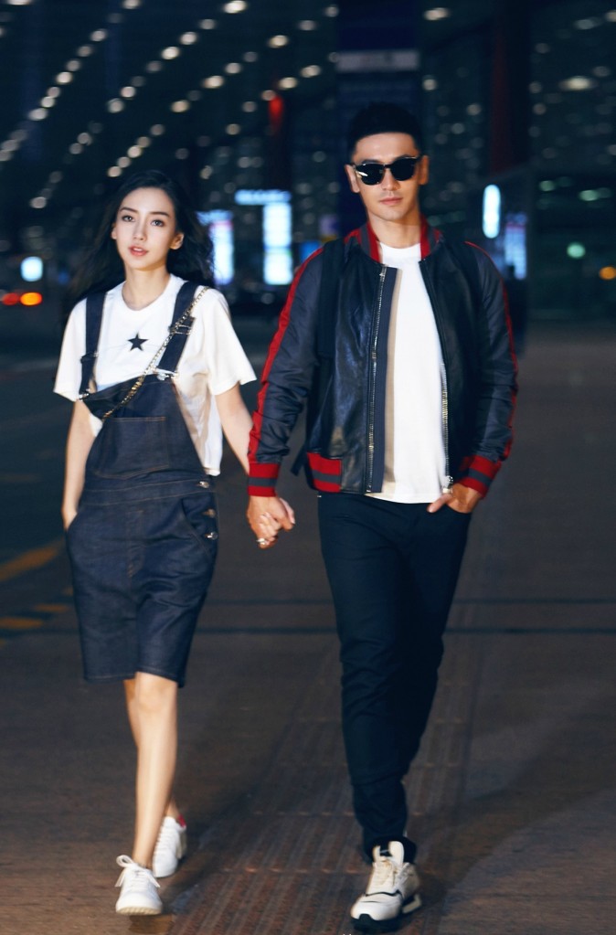 Angelababy & Haung Xiao Ming in Givenchy
