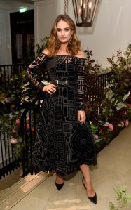 My Burberry Black Launch Event— Lily James -2016.8.23-