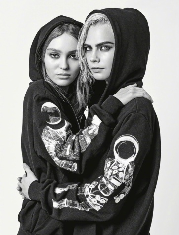 Cara Delevingne & Lily-Rose Depp Chanel Fall 2017 Campaign-1