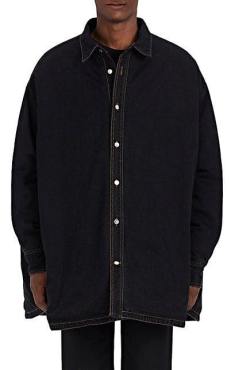Raf Simons Oversized Cotton Denim Shirt Jacket
