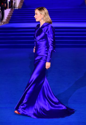 Emily Blunt in Schiaparelli Fall 2018 Couture